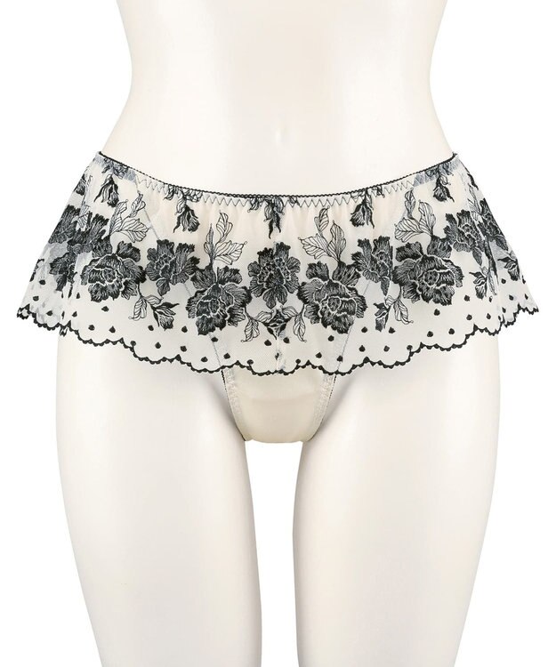 San-ai Resort（三愛水着楽園） エレガントコレクション  【2412】 デザインバックレースショーツ アイボリー