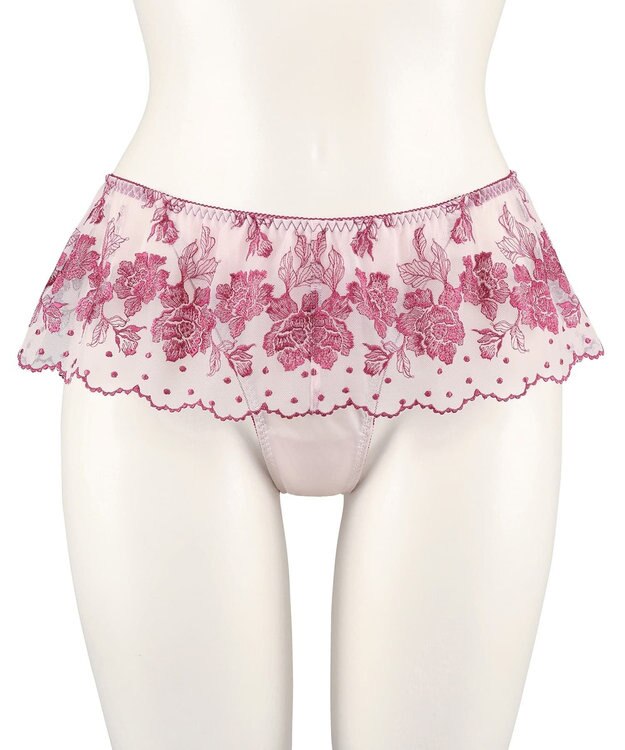 San-ai Resort（三愛水着楽園） エレガントコレクション  【2412】 デザインバックレースショーツ ピンク