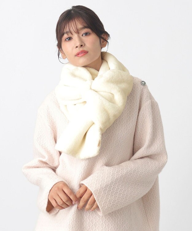 WEB限定ラッピング袋付】PAUL & JOE ACCESSOIRES フェイクファー