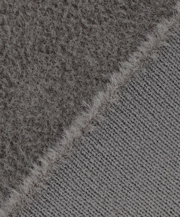 UNFILO L ナイロンシャギー ベスト チャコール