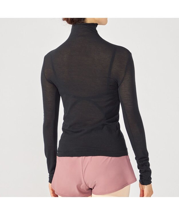 Chacott ハイネックトップ (サーモギア(R)糸使用） ブラック