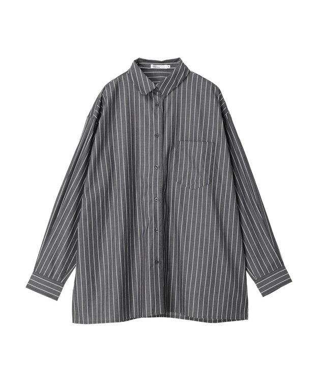 CRAFT STANDARD BOUTIQUE レギュラーカラーシャツ Stripe Gray