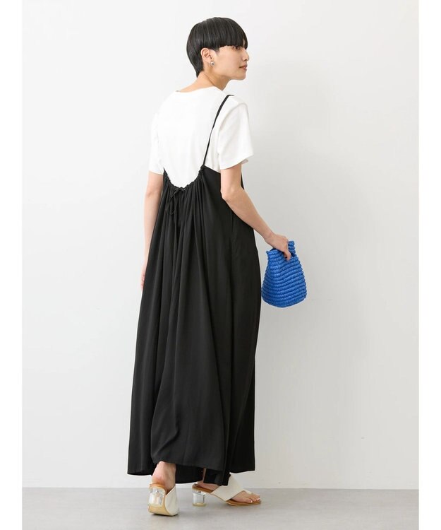 AMERICAN HOLIC Ｖネックキャミワンピース Black