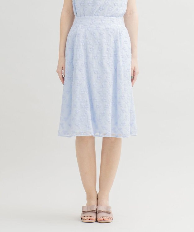 TOCCA FLORAL PICNIC スカート サックスブルー系