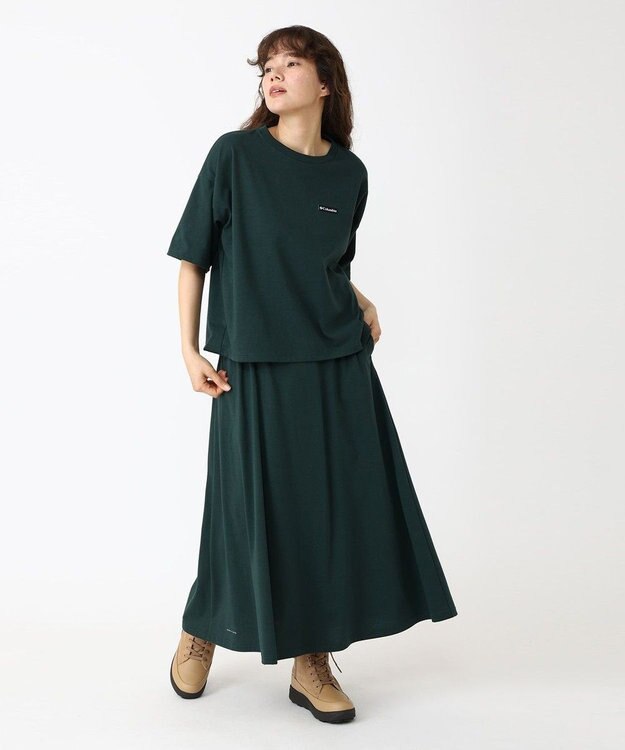 Columbia Columbia/ ウィメンズマーサーストリートショートスリーブクロップドTシャツ /コロンビア Dark Forest