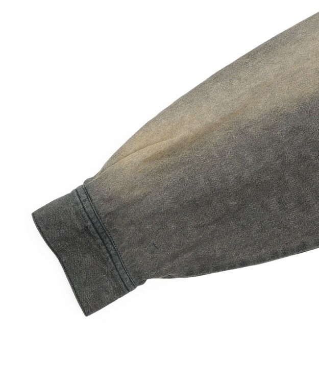 WEGO デニムウエスタンBIGシャツ デニムブラック