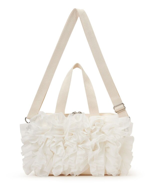 LeSportsac RUFFLE EVERYDAY SM SATCHEL/メレンゲレースラッフル メレンゲレースラッフル