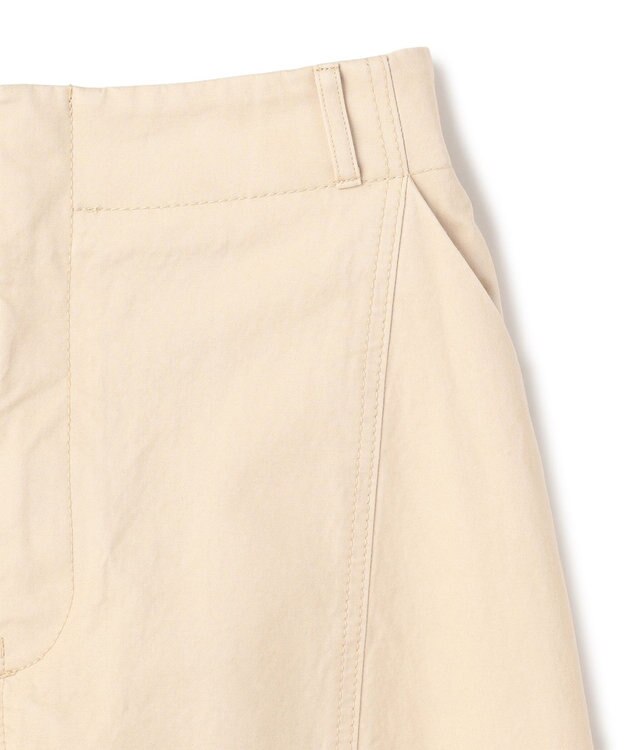 BEIGE， PREHNA / コットンツイル カービーシームワイドパンツ Peach