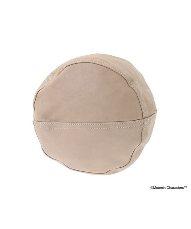 genten サステナブル巾着 手持ちタイプ「ムーミン＆スナフキン」 グレージュ