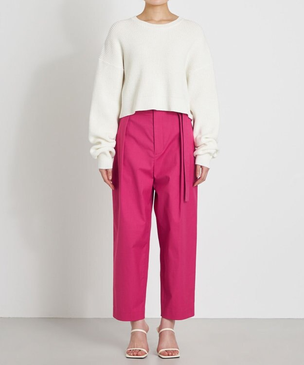 NAVE 【Nave 　洗える】ルピナス コットンニットトップス アイボリー系