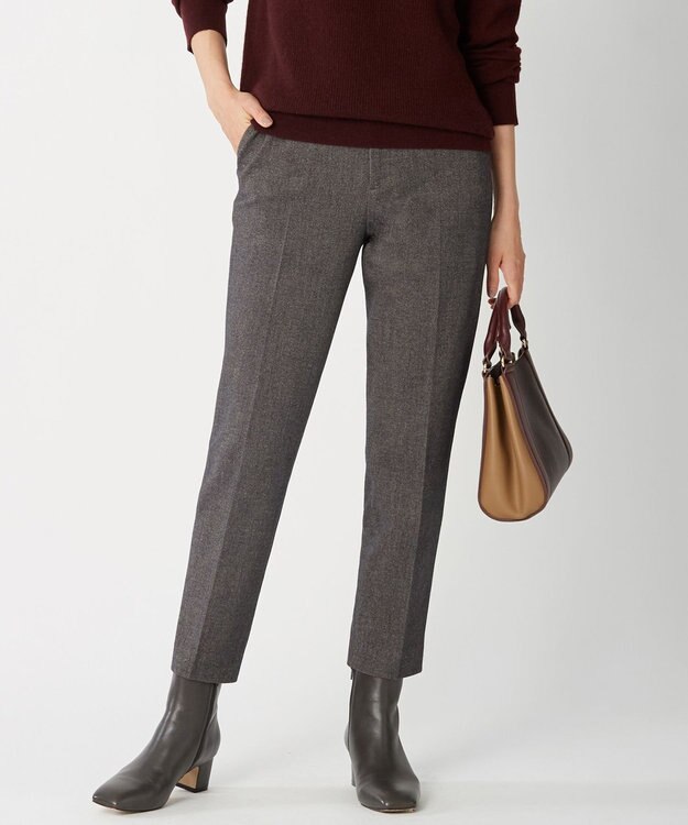  【洗える】チェルビック テーパード パンツ