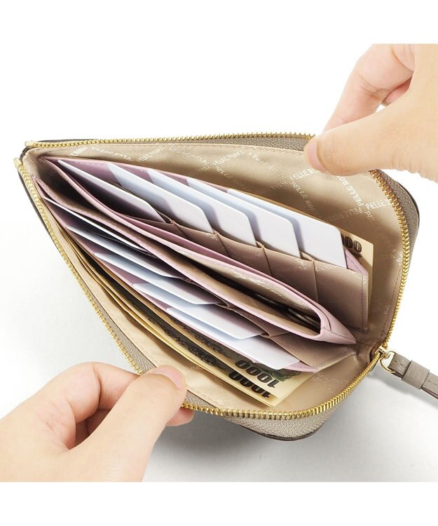 PELLE BORSA 短い長財布 Fine Goods フィーネグッズ 5443 トープ