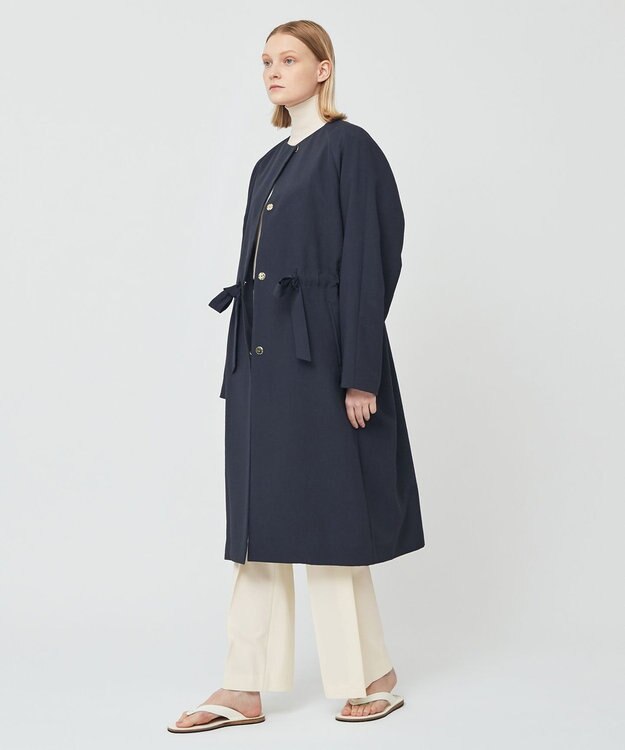 BEIGE， 【S-size】PORDIC / スプリングコート Navy