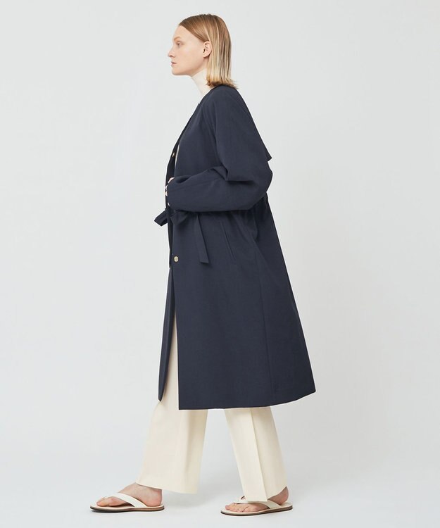 BEIGE， 【S-size】PORDIC / スプリングコート Navy