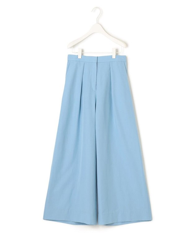 ICB 【洗える】 UnleashLite タックパンツ サックスブルー系