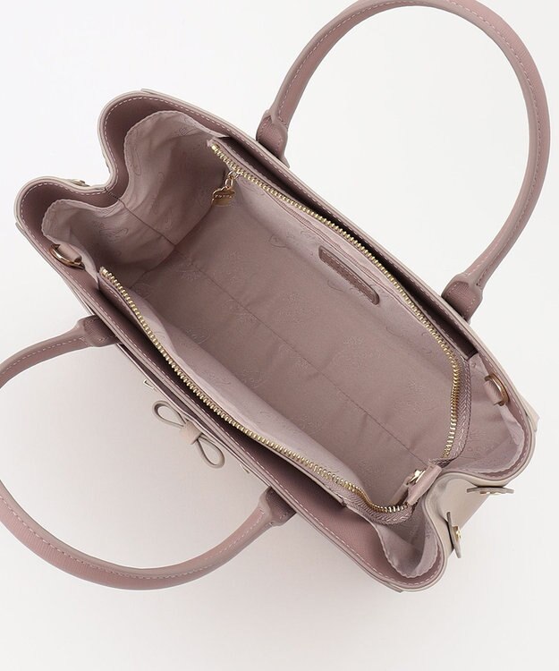 TOCCA 【WEB限定】PRIMULA PETAL LEATHERTOTE トートバッグ ベージュ系1