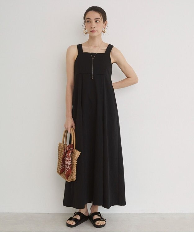 WEGO 【ANGIE VINTAGE】バックベルトジャンパースカート ブラック