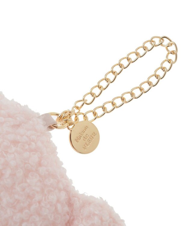 Maison de FLEUR 【限定カラーあり】リボンベアパスケース Pink