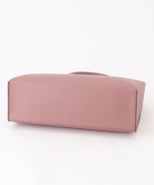 組曲 ベルトデザイントート バッグ ベージュピンク系