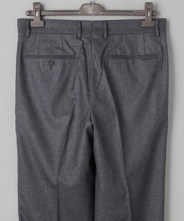 GOTAIRIKU 【保温性/ストレッチ/シワになりにくい】サキソニーストレッチパンツ_1タック(25年モデル） ライトグレー系