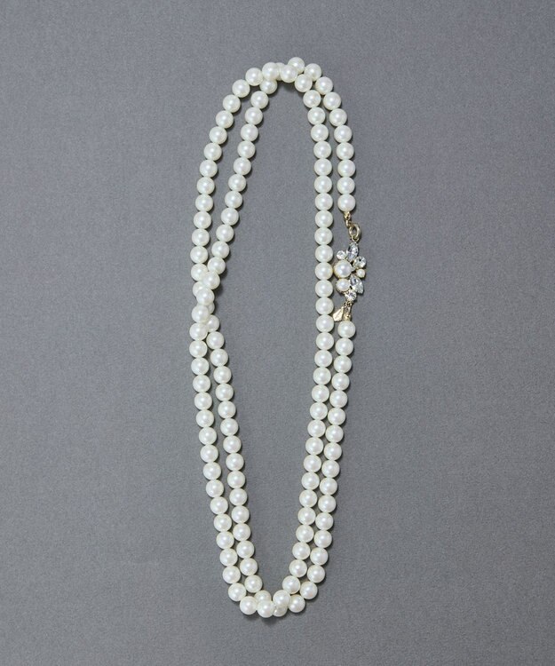 Phoebe ブルーミングロングパールネックレス ゴールド