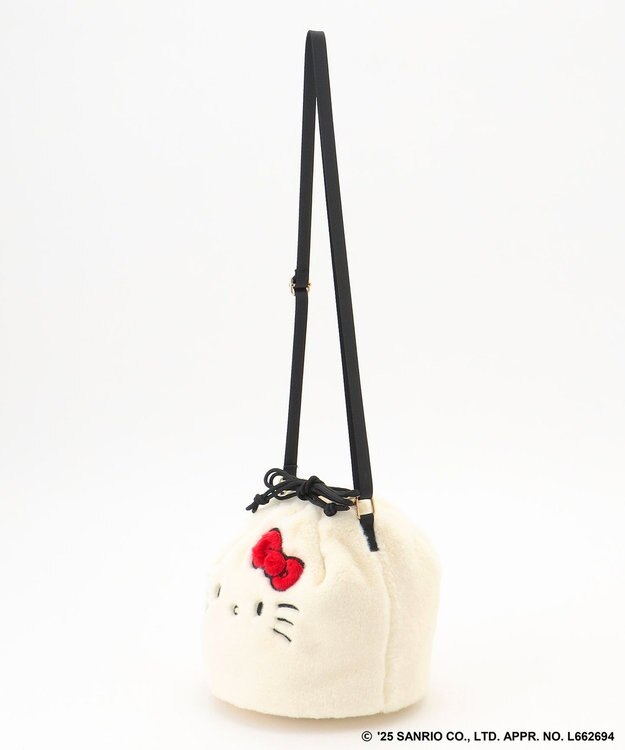 ANY 【ハローキティ×ANY】フェイクファーバッグ ホワイト