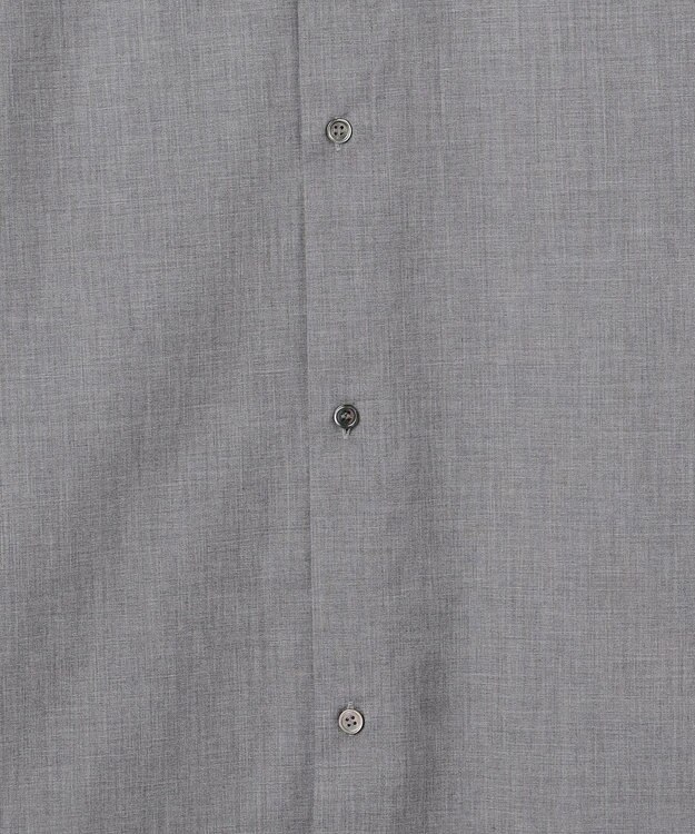 23区 【SLOW/一部店舗限定】ライトタンブラータフタ バックボタン シャツ ライトグレー系