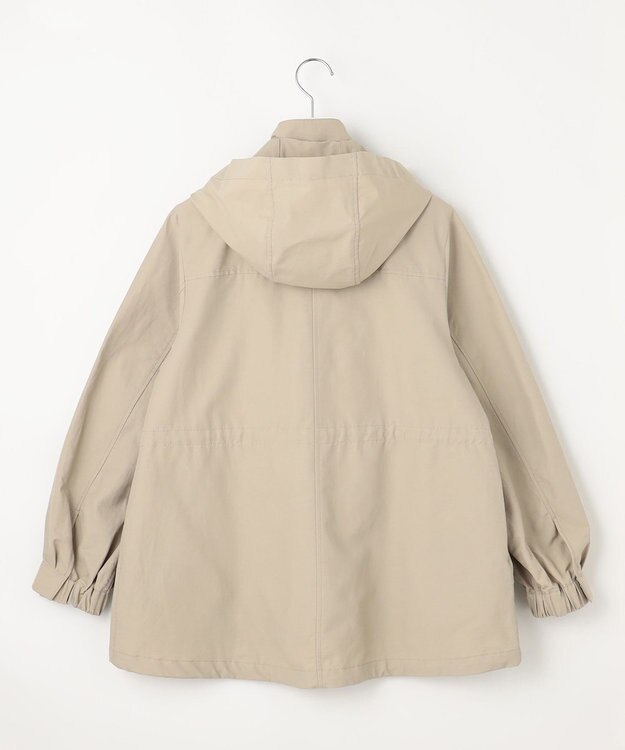 自由区 S 【カタログ掲載・撥水加工・洗える】コットンナイロンタッサー ブルゾン ベージュ
