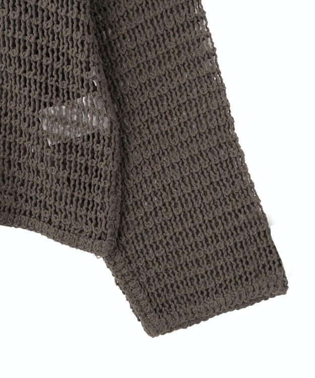 AMERICAN HOLIC 刺繍メッシュプルオーバー Charcoal Gray