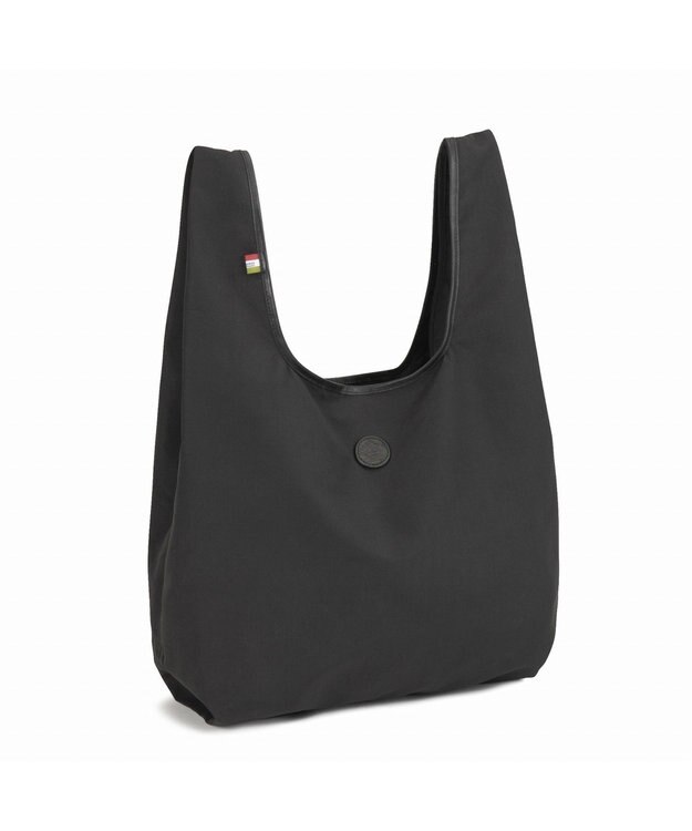 ACE BAGS & LUGGAGE Orobianco ポルテッジェーラ エコバッグ  18L パッカブル 軽量 93211 オロビアンコ ブラック×ブラック