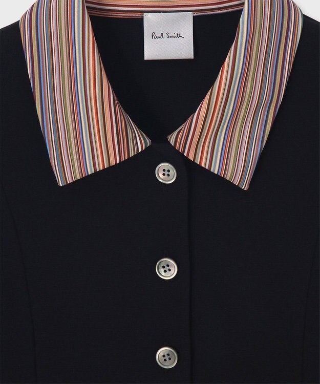 Paul Smith Signature Stripe ハーフスリーブ ワンピース ブラック