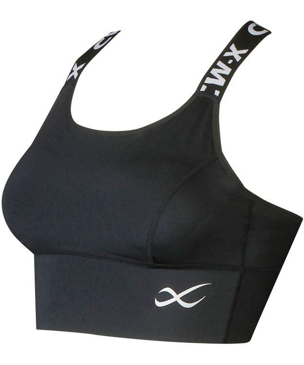CW-X 【WOMEN】 スポーツゆれケアブラ 【スポーツ時のゆれからバストを守る】 吸汗速乾（本体） HTY021 /ワコール ブラック