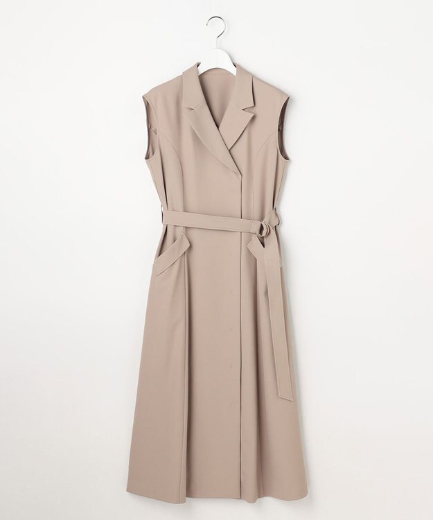 ANY SIS 【2WAY】テーラードジレ ワンピース グレージュ