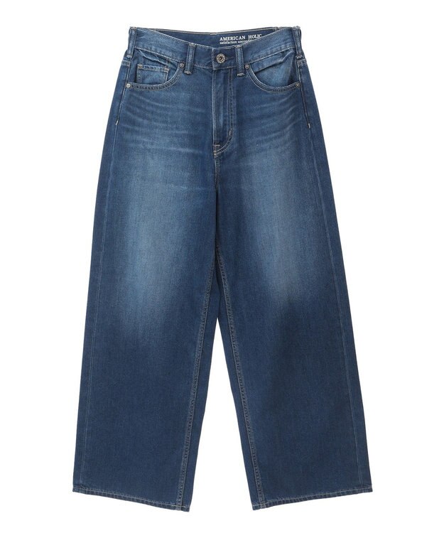 AMERICAN HOLIC 【接触冷感】ワイドデニム Indigo