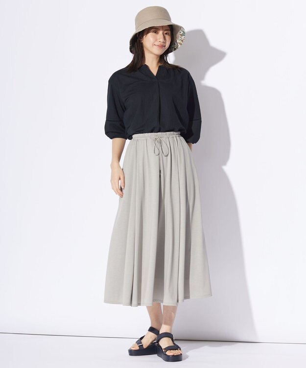 J.PRESS LADIES 【洗える・畳める】 LIBERTY リネン ハット ベージュ系