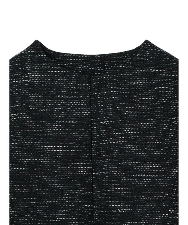 Green Parks ｅｆ－ｄｅ　ツィード調ノーカラージャケット Navy