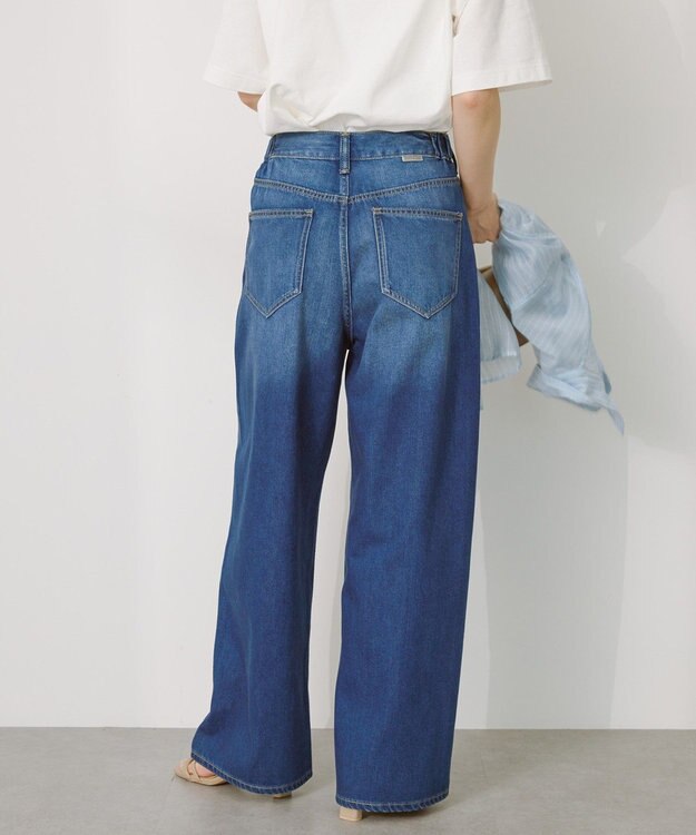 AMERICAN HOLIC 【接触冷感】ワイドデニム Indigo
