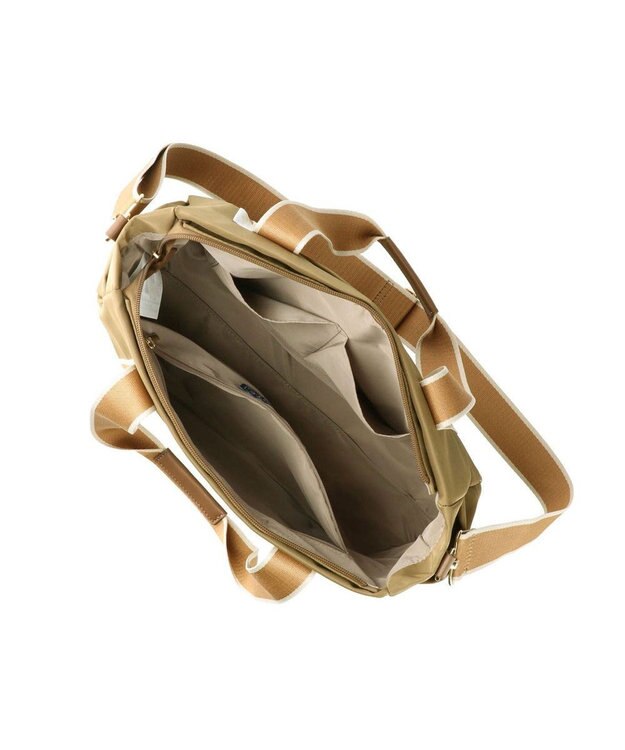 ROOTOTE 1478【撥水・A4サイズ収納】LT.アーキャトル.7ポケッツ-テープ-A 02：ベージュ