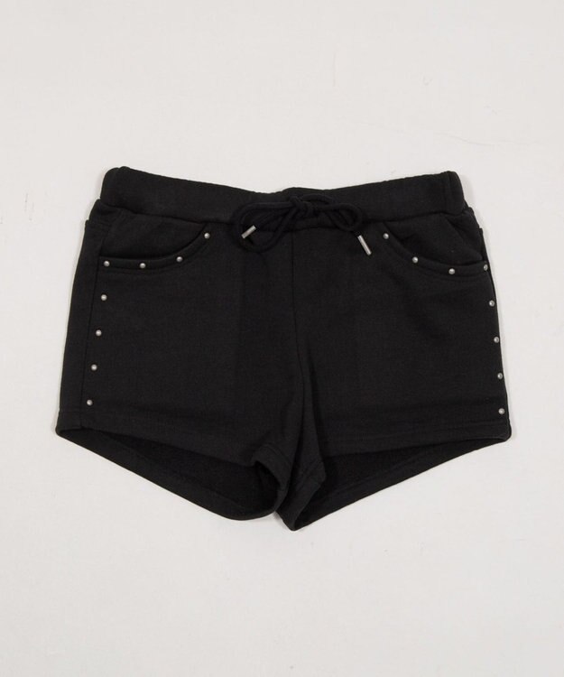 WEGO スタッズマイクロショートパンツ ブラック