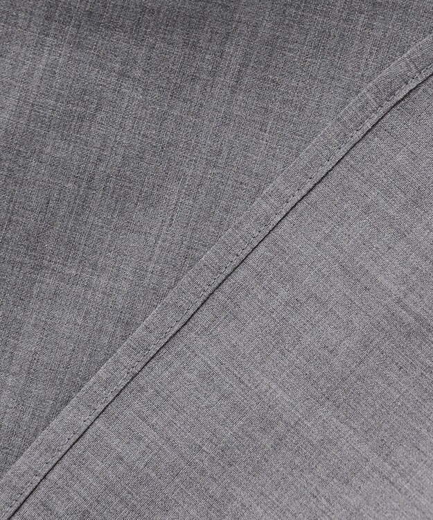 23区 【SLOW/一部店舗限定】ライトタンブラータフタ バックボタン シャツ ライトグレー系