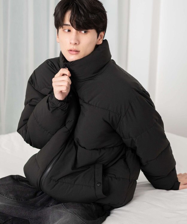 WEGO 【ユニセックス着用ITEM】パデッドブルゾン ブラック