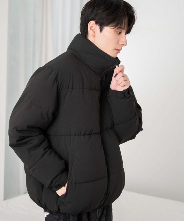 WEGO 【ユニセックス着用ITEM】パデッドブルゾン ブラック