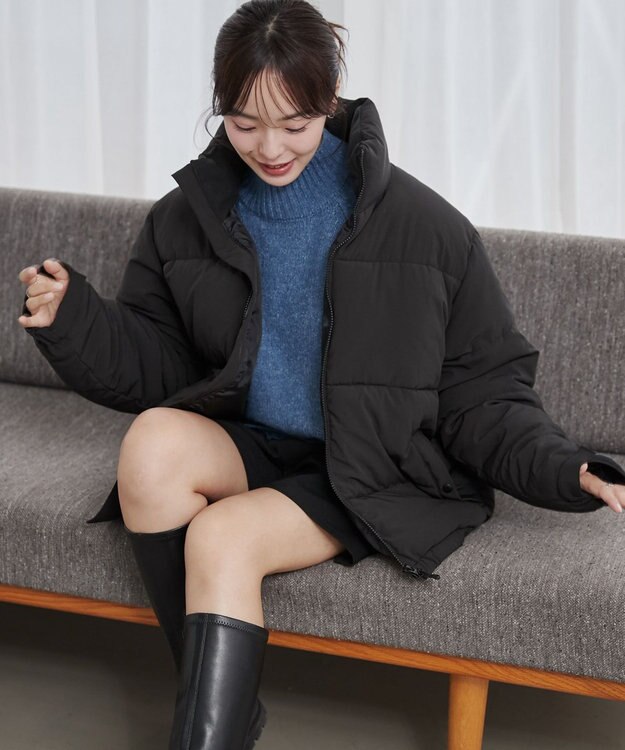 WEGO 【ユニセックス着用ITEM】パデッドブルゾン ブラック