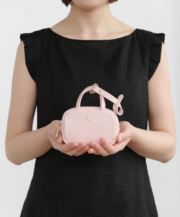 TOCCA TOCCA BOSTON CHARM POUCH レザーチャーム ピンク系