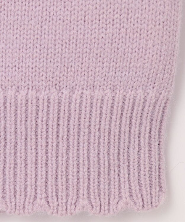 ANY KIDS ノルディック柄 ニット ラベンダー系