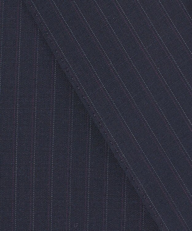 GOTAIRIKU 【御幸毛織】Superio160 ウールモヘヤシルクカシミヤ　スーツ（ネイビーストライプ） ネイビー系1