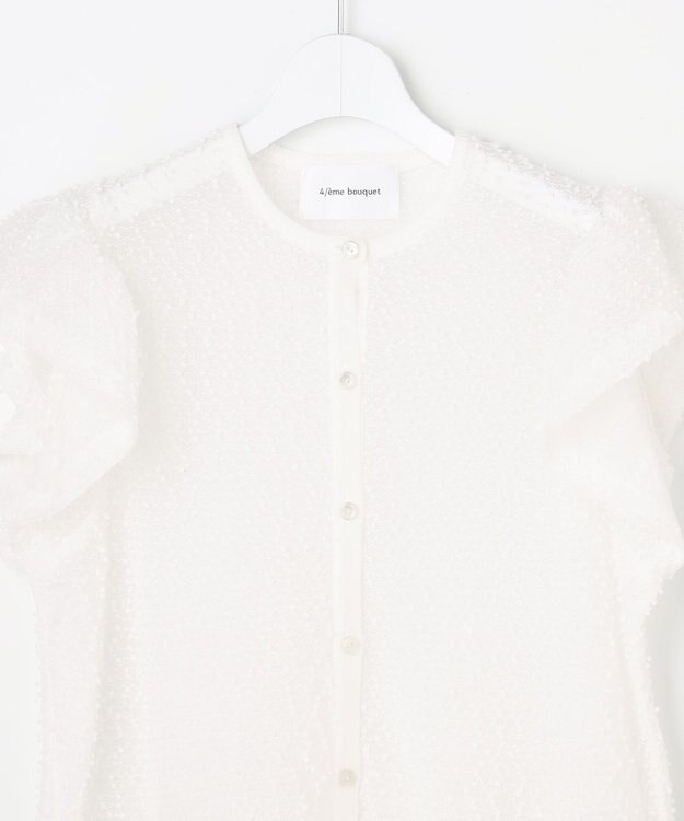 自由区 【カトリエムブーケ】Expression delicate ボウタイチュールトップス オフ