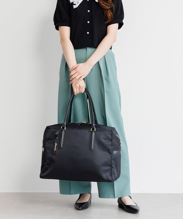 ACE BAGS & LUGGAGE Jewelna Rose グレタ ナイロンボストンバッグ 16182 ジュエルナローズ ブラック
