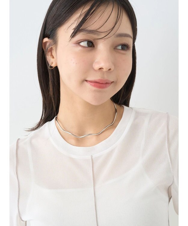 earth music&ecology シアーチュールプルオーバー Off White