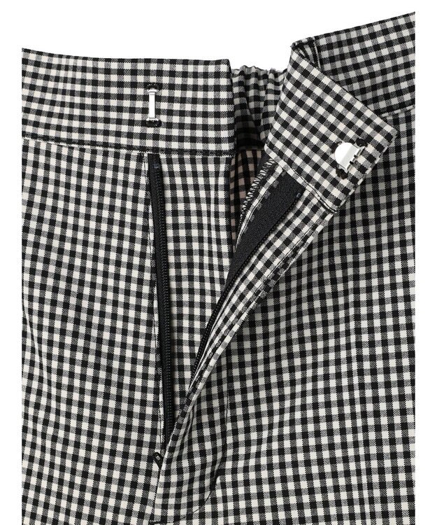 earth music&ecology Ｔ／Ｒストレートパンツ Gingham Check